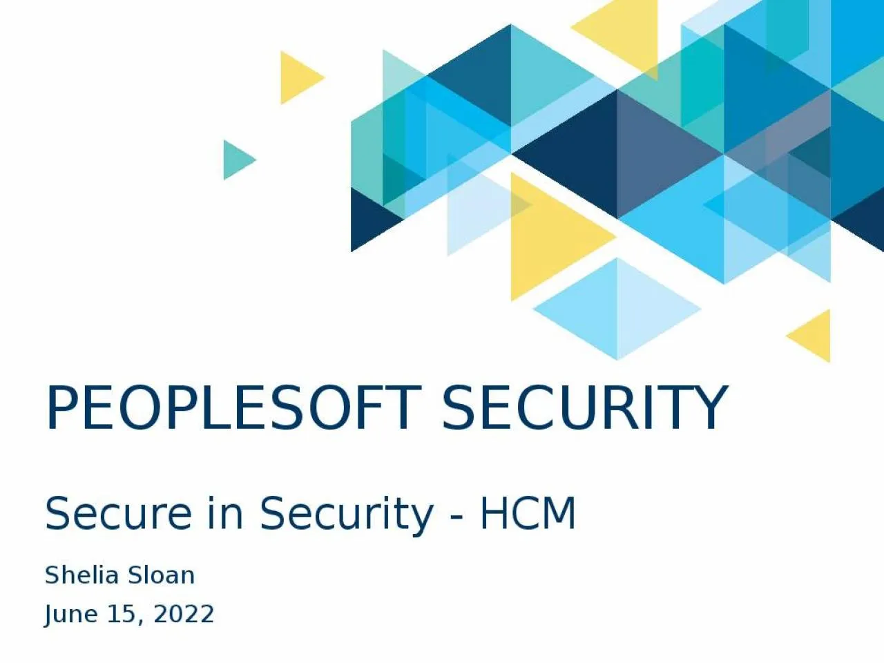 PPT-Secure in Security - HCM