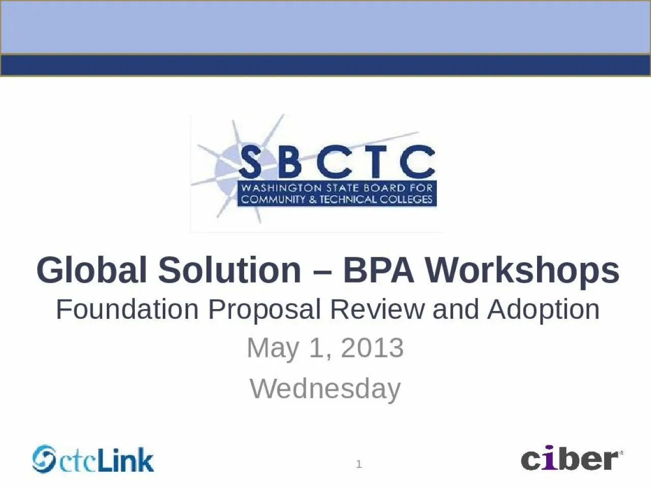 PPT-Global Solution – BPA Workshops