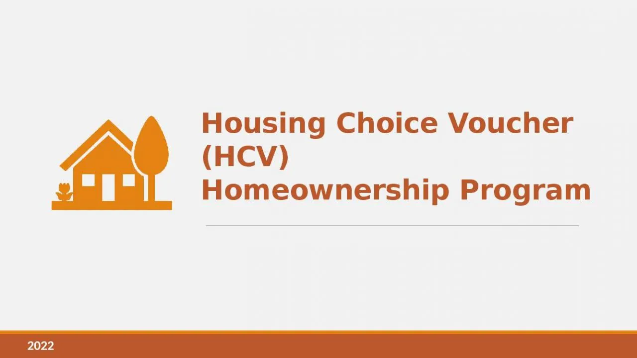 PPT-Housing Choice Voucher (HCV)