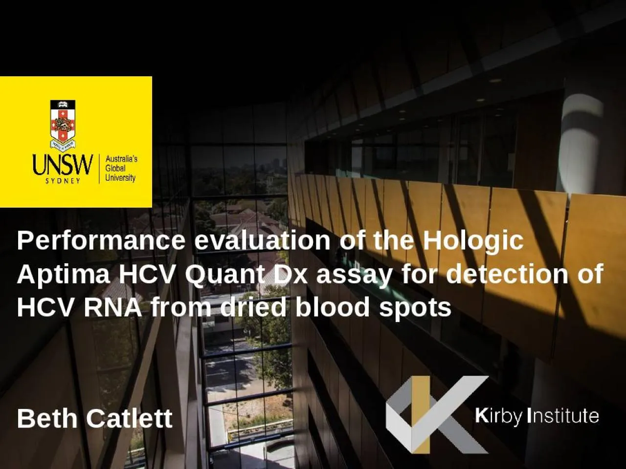 PPT-Performance evaluation of the Hologic