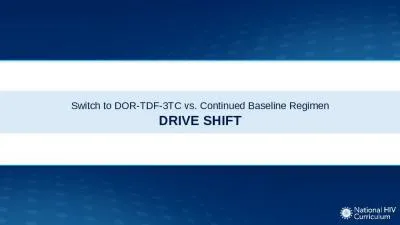 Switch to DOR-TDF-3TC vs. Continued Baseline Regimen