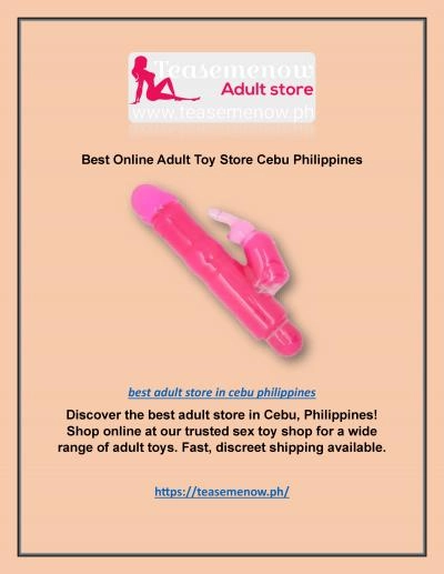 Best Online Adult Toy Store Cebu Philippines