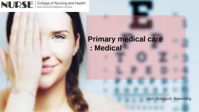 Primary medical care  :