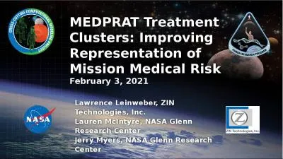 MEDPRAT Treatment Clusters: Improving Representation of Mission Medical Risk