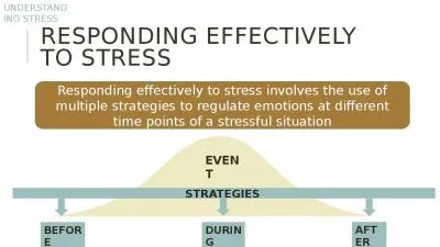 Responding effectively to stress