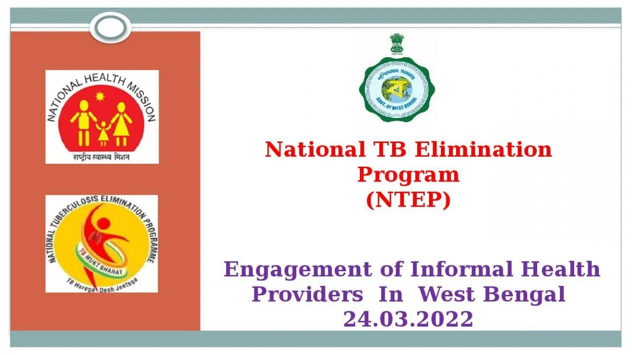 PPT-National TB Elimination Program