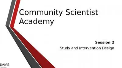 Community Scientist Academy