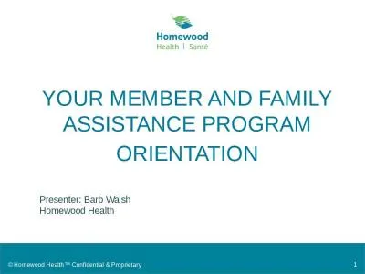 Your Member and Family Assistance Program