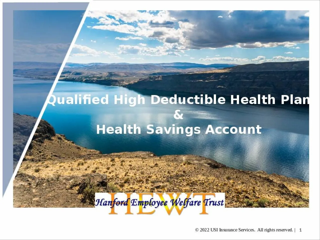 PPT-Qualified High Deductible Health Plan &