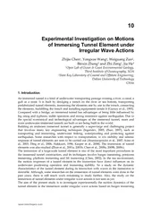 10 Experimental Investigation on Motions of Immersing Tunnel Element u