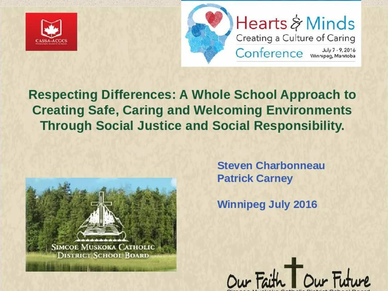 PPT-Respecting Differences: A Whole School Approach to Creating Safe, Caring and Welcoming