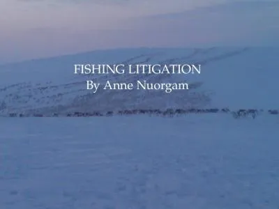 FISHING LITIGATION