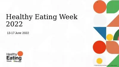 Healthy Eating Week 2022