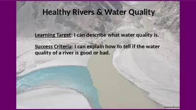 Healthy Rivers & Water Quality