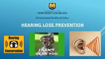 Hearing Loss Prevention Hearing Loss Statistics