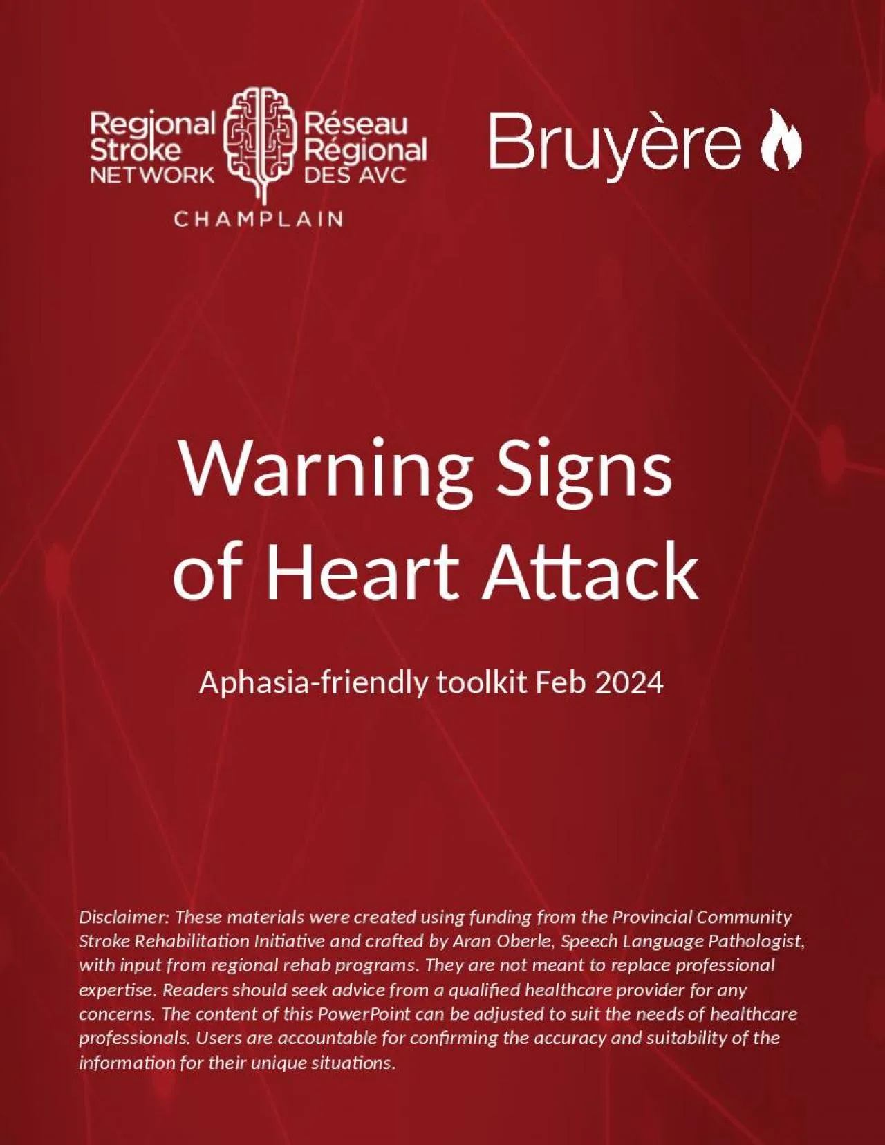 PPT-Warning Signs of Heart Attack