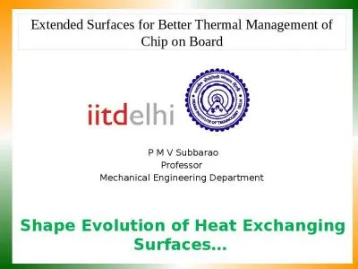 Extended Surfaces for Better Thermal Management of Chip on Board