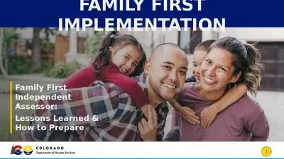 FAMILY FIRST IMPLEMENTATION