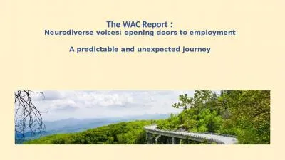 The  WAC Report  : Neurodiverse