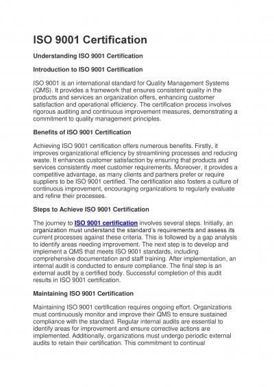 ISO 45001 Certification