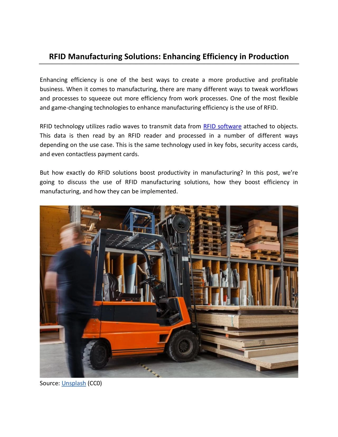 PDF-RFID Manufacturing Solutions: Enhancing Efficiency in Production