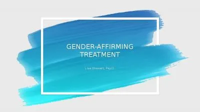 GENDER-AFFIRMING TREATMENT