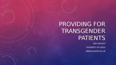 Providing for transgender patients