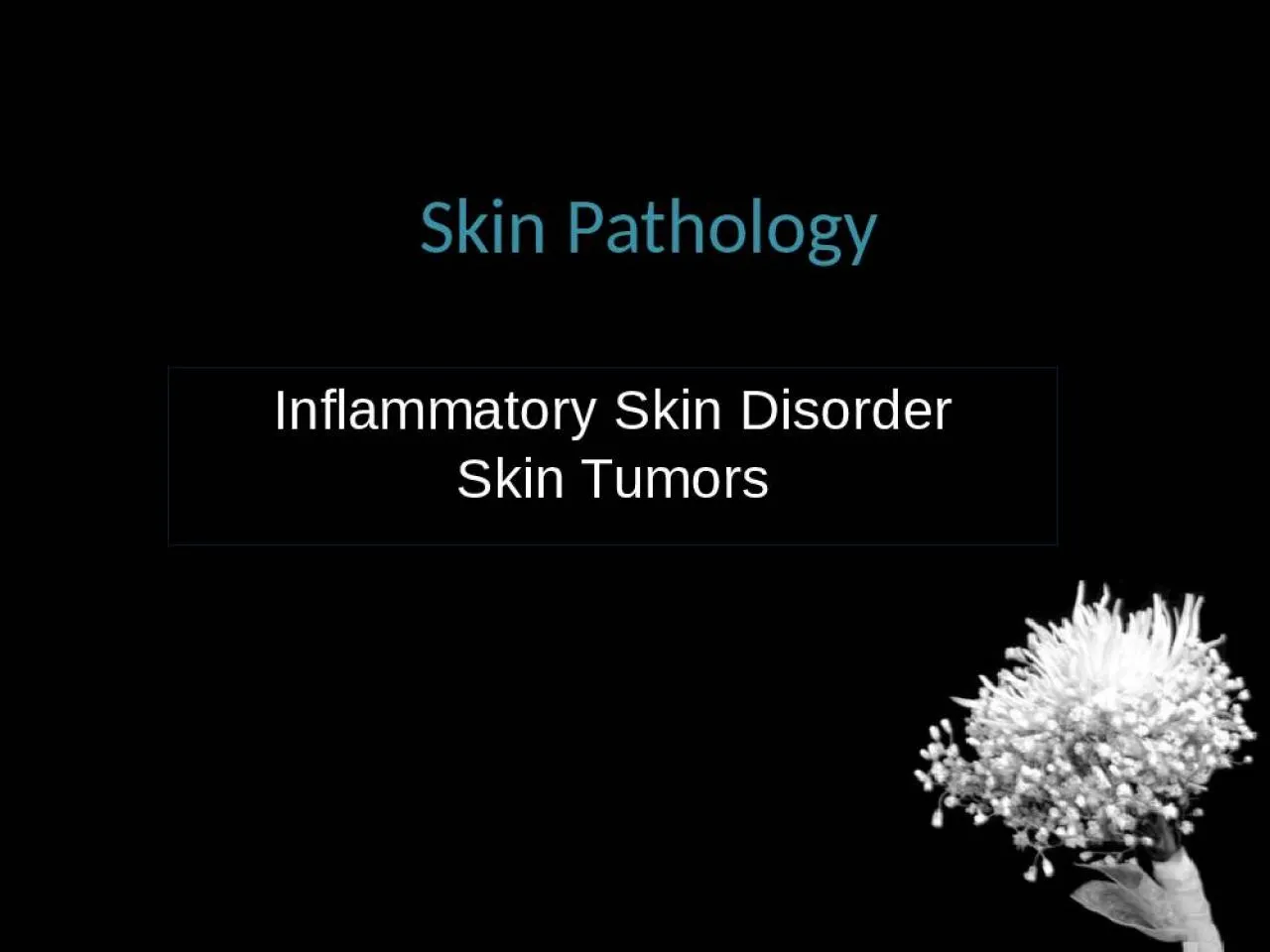 PPT-Skin Pathology Inflammatory Skin Disorder