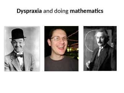 Dyspraxia  and  doing  mathematics