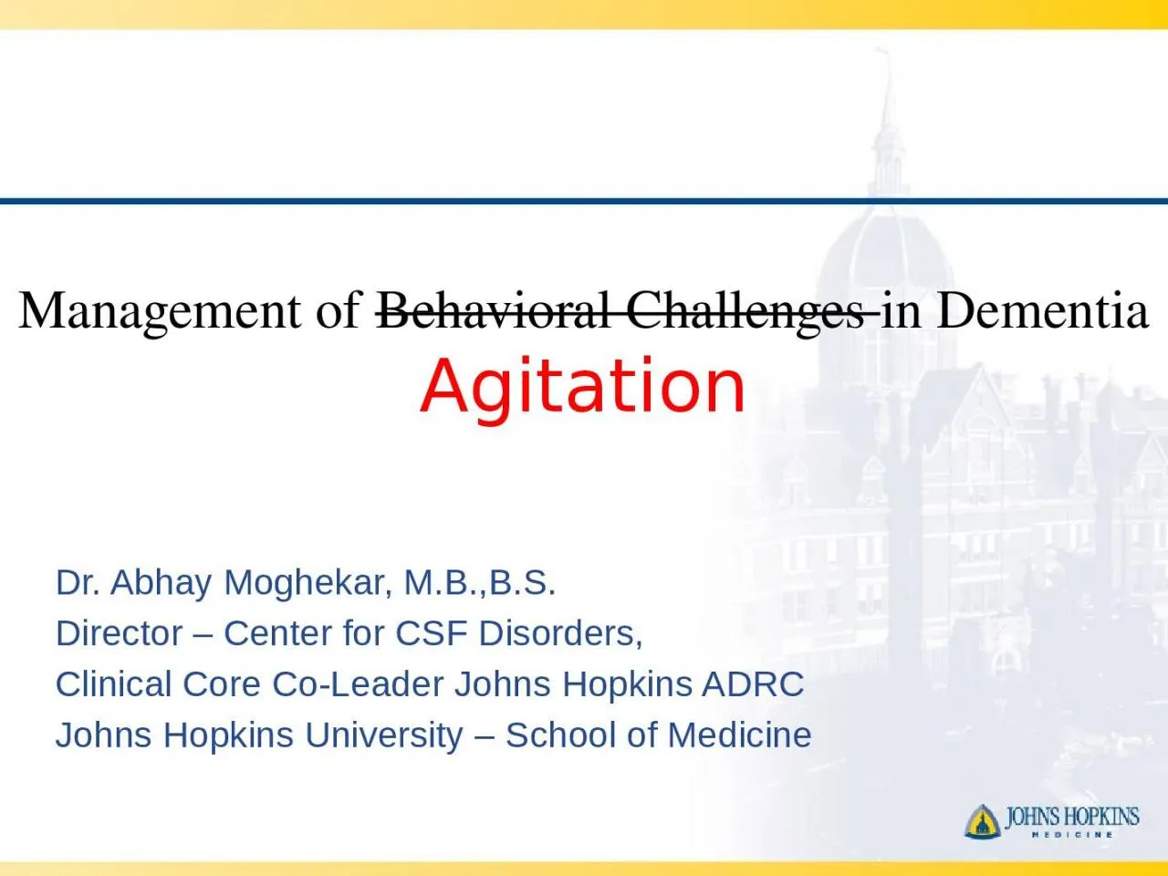 PPT-Management of Behavioral Challenges