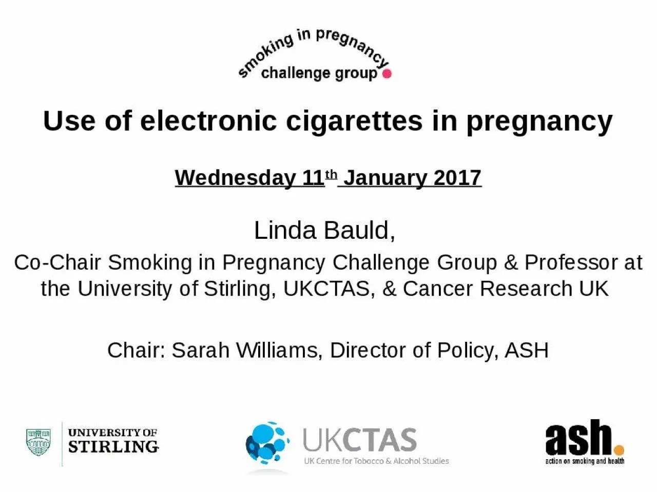 PPT-Use of electronic cigarettes in pregnancy