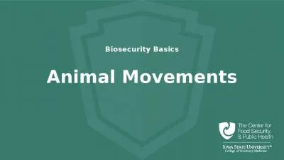 Animal Movements Biosecurity Basics