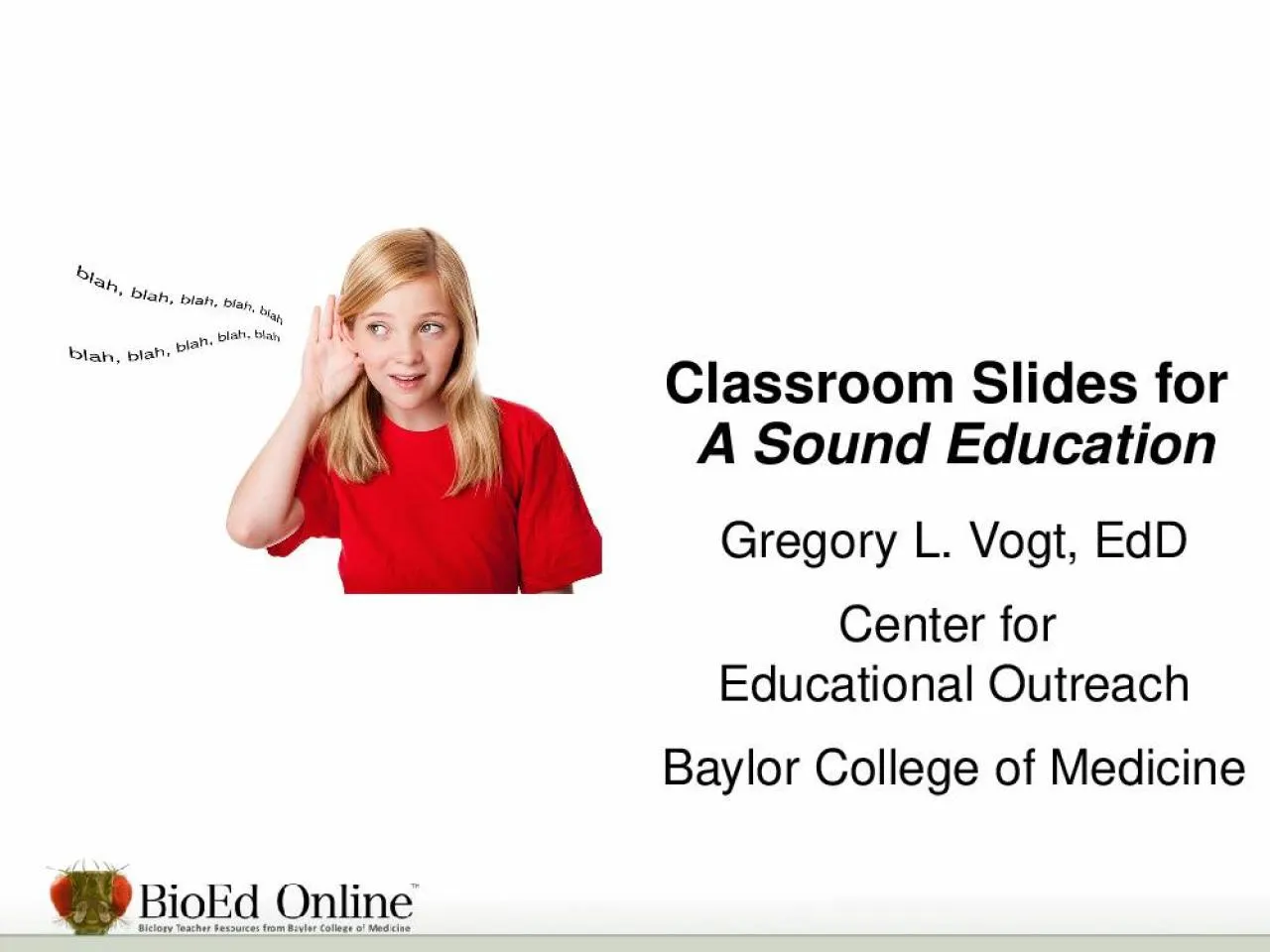 PPT-Classroom Slides for A Sound Education