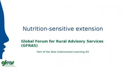 Nutrition-sensitive extension