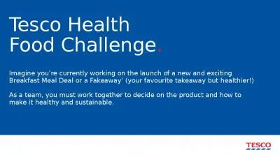 Tesco Health Food Challenge