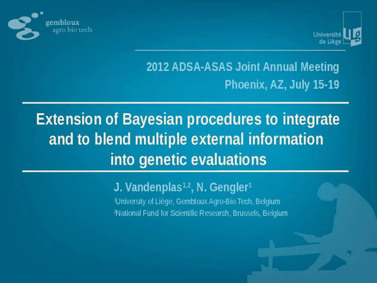 PPT-Extension of Bayesian procedures to integrate and to blend multiple external information