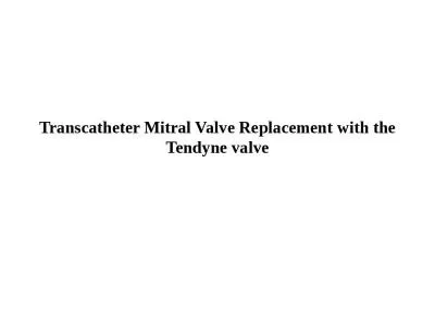 Transcatheter   Mitral