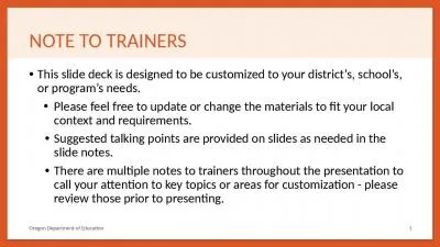 This slide deck is designed to be customized to your district’s, school’s, or program’s needs