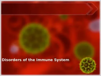 Disorders of the Immune System