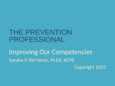 The prevention Professional