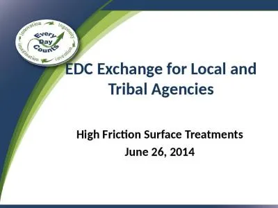 EDC Exchange for Local and Tribal Agencies