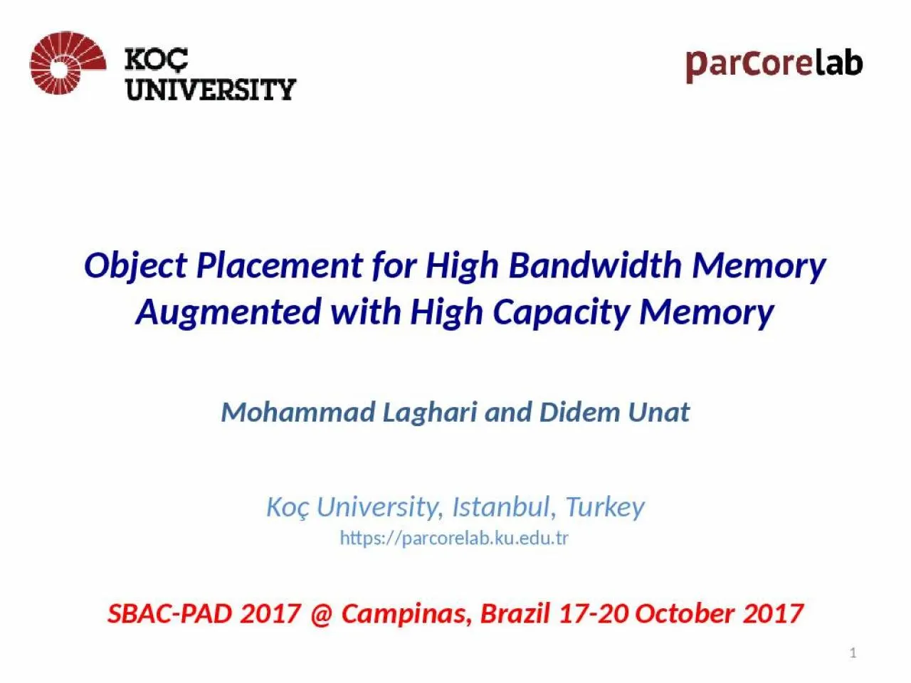 PPT-Object Placement for High Bandwidth Memory Augmented with High Capacity Memory