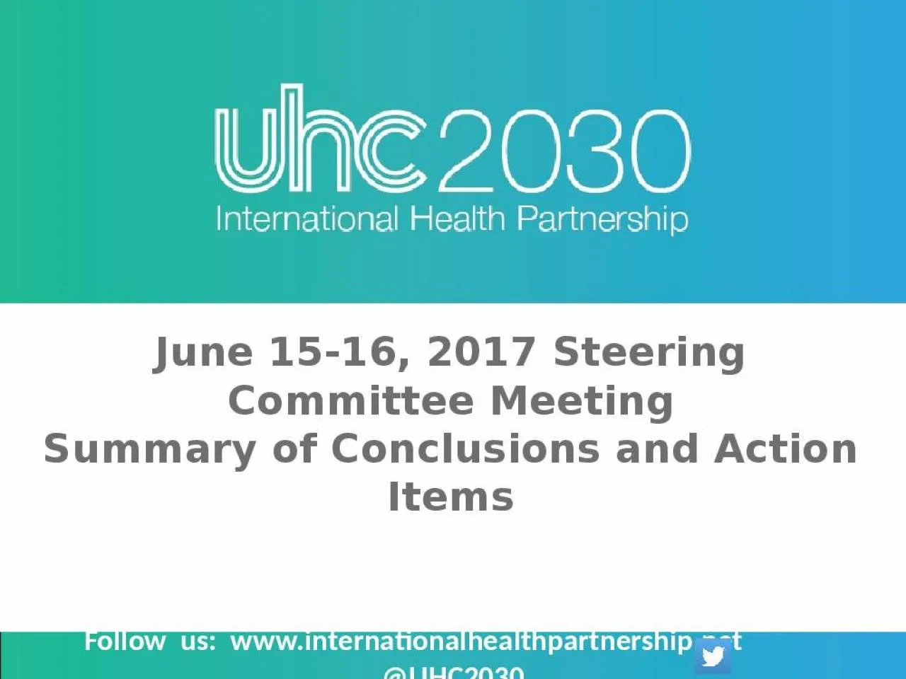 PPT-June 15-16, 2017 Steering Committee Meeting