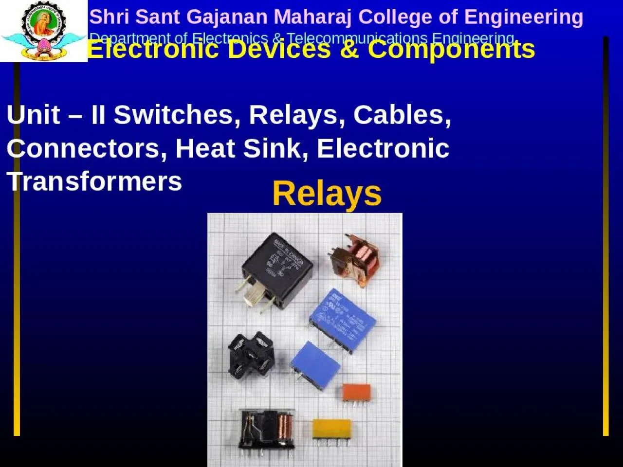 PPT-Relays Shri Sant Gajanan