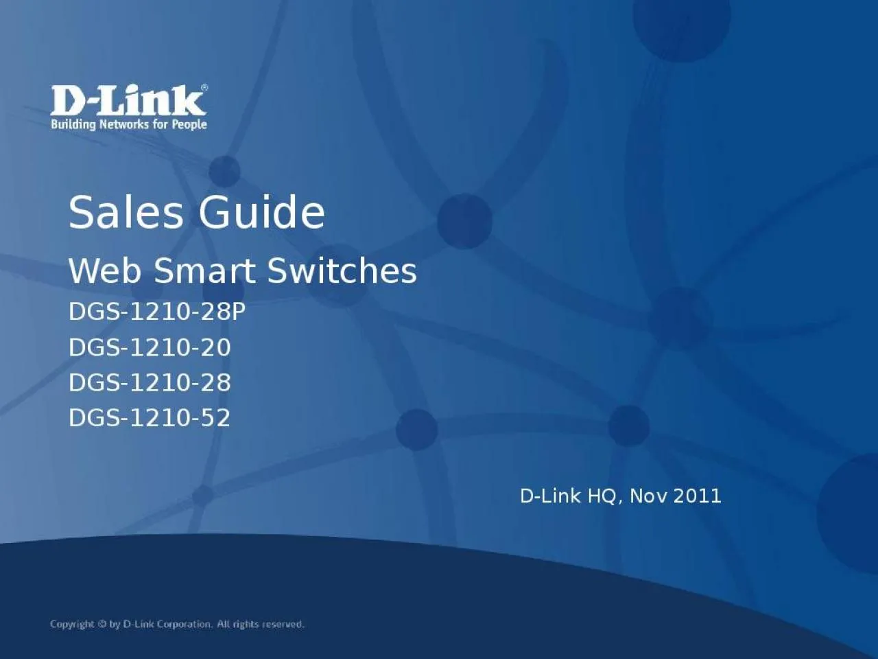 PPT-Sales Guide Web Smart Switches