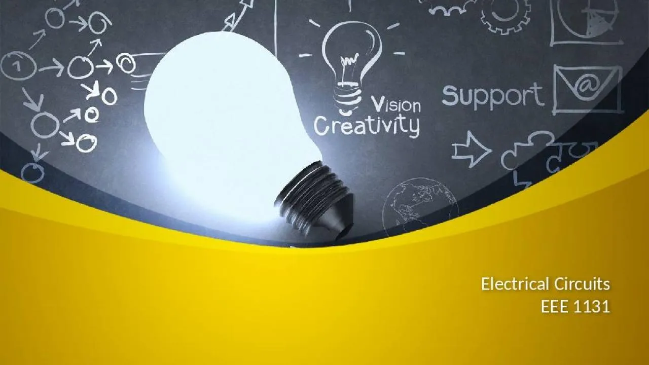 PPT-Electrical Circuits EEE