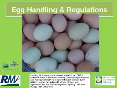 Egg Handling & Regulations