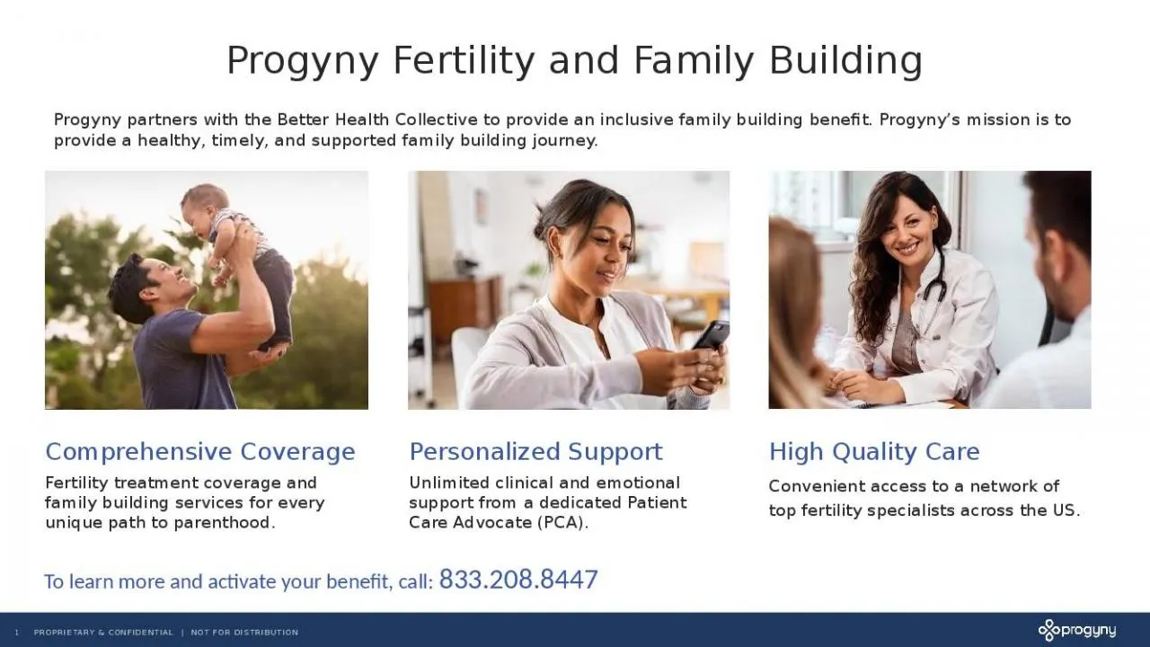 PPT-Progyny Fertility and Family Building