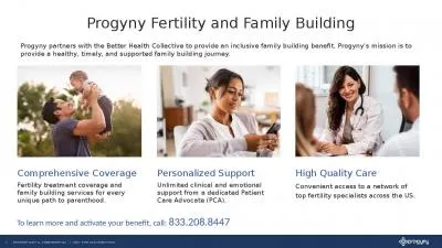 Progyny Fertility and Family Building