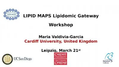 LIPID MAPS Lipidomic Gateway Workshop